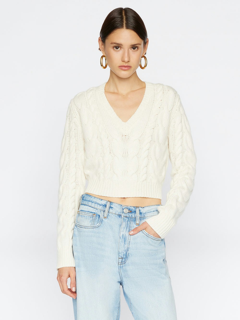 sweater front view